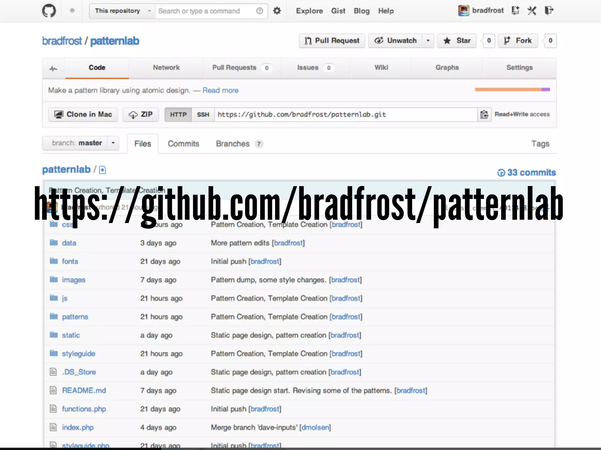 https://github.com/bradfrost/patternlab
 