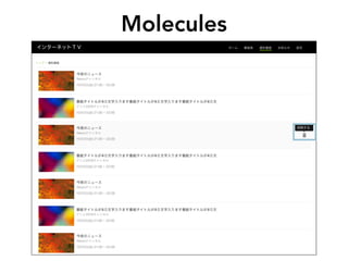 Molecules
 