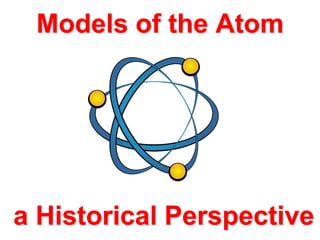 Models of the Atom
a Historical Perspective
 