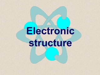 Electronic
structure
 
