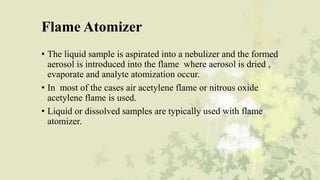 Atomic absorption spectrometry (aas) | PPTX