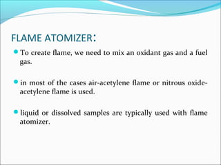 Atomic absorption spectroscopy | PPT