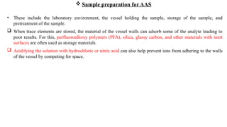 Atomic Absorption Spectroscopy: Principles, Techniques, and ...