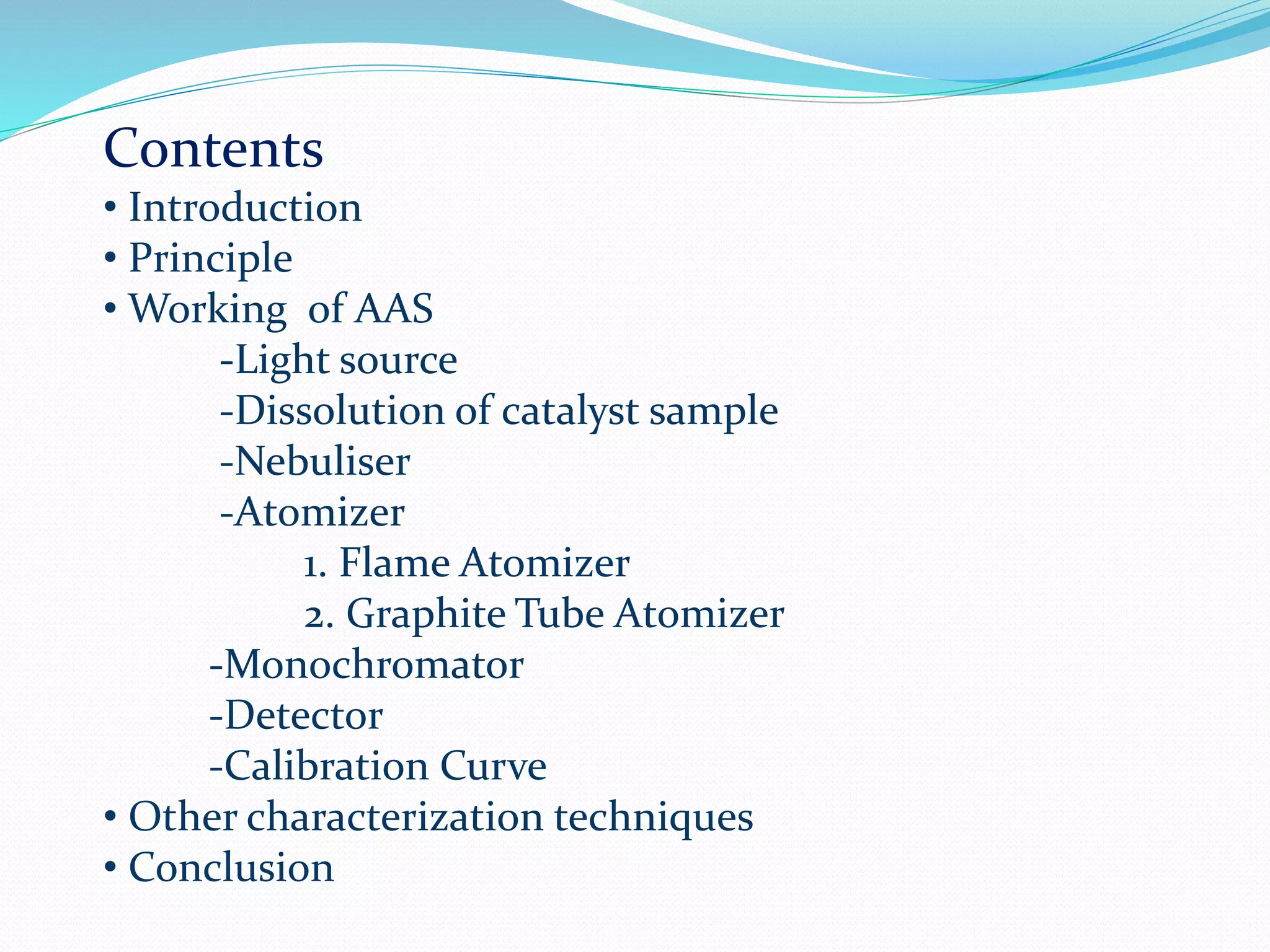 Atomic absorption spectroscopy- AAS | PPTX