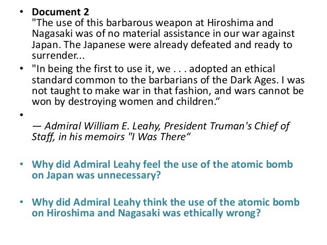 dbq atomic bombing Modified from: name: to drop or not to drop the atomic bomb. dbq atomic bombing Modified from: name: to drop or not to drop the atomic bomb.