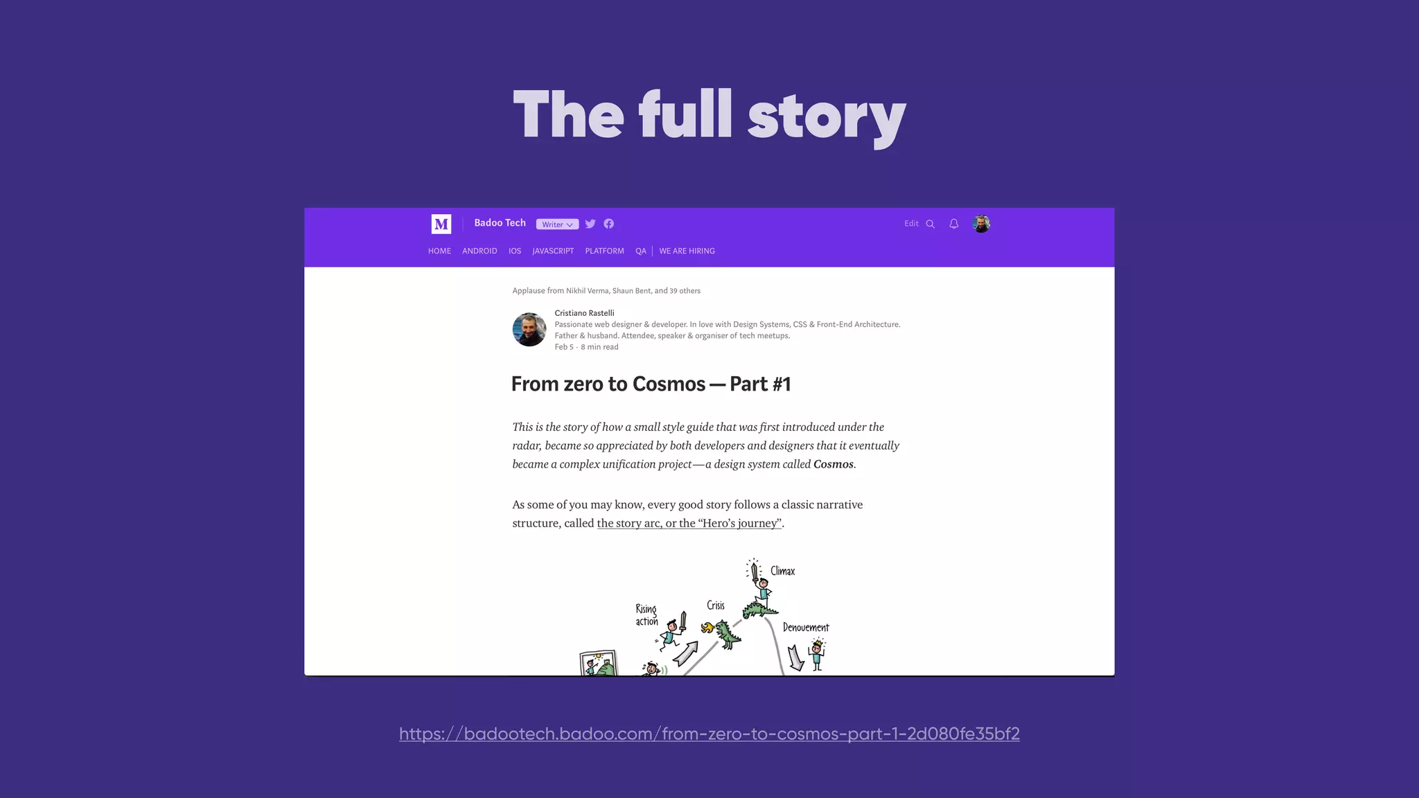 The full story
https://badootech.badoo.com/from-zero-to-cosmos-part-1-2d080fe35bf2
 