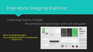 Atomic design React Nova Presentation | PPTX