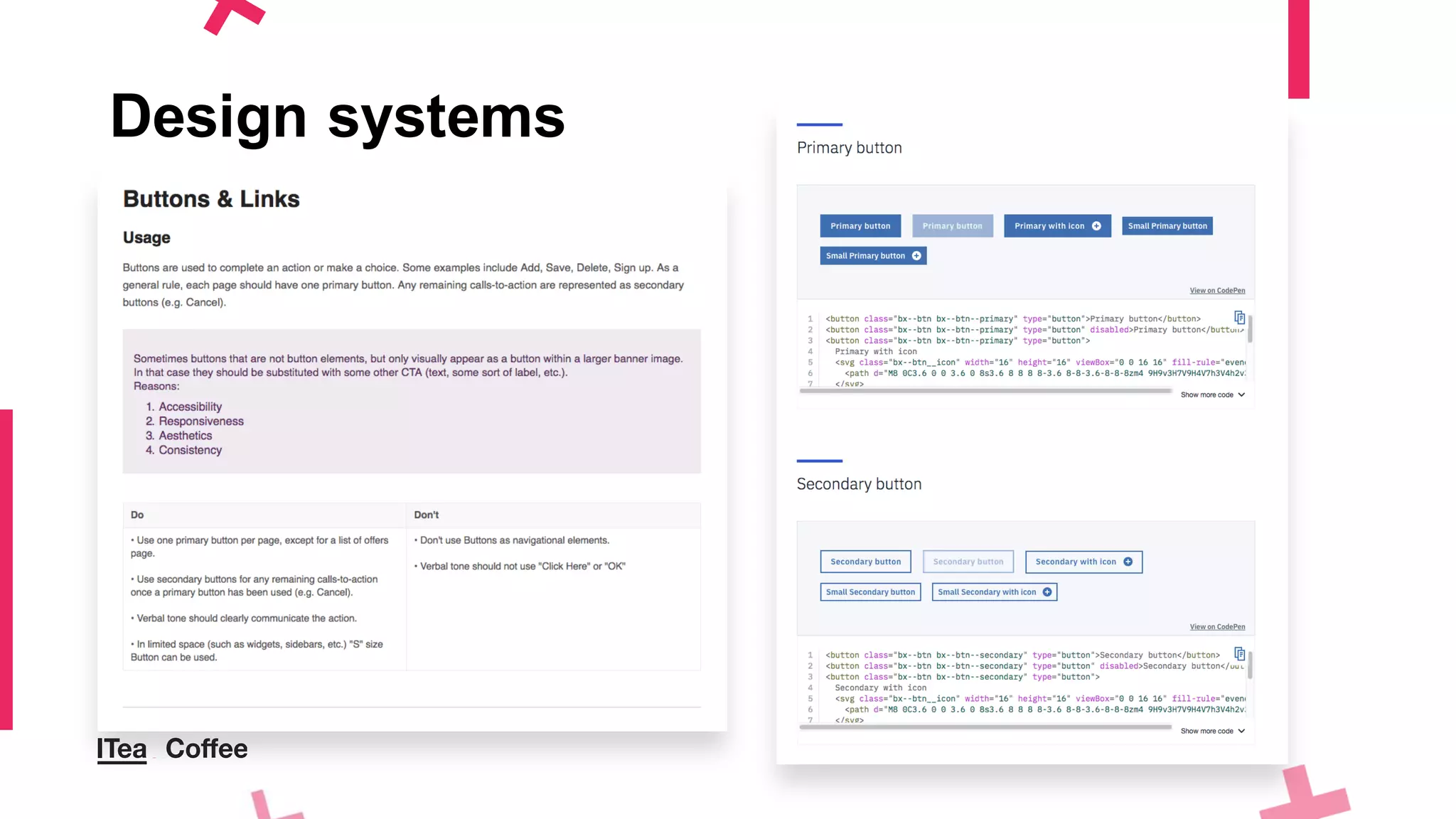 Design systems
 