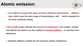 Advanced Calibration Techniques and Atomic Emission Spectroscopy in ...