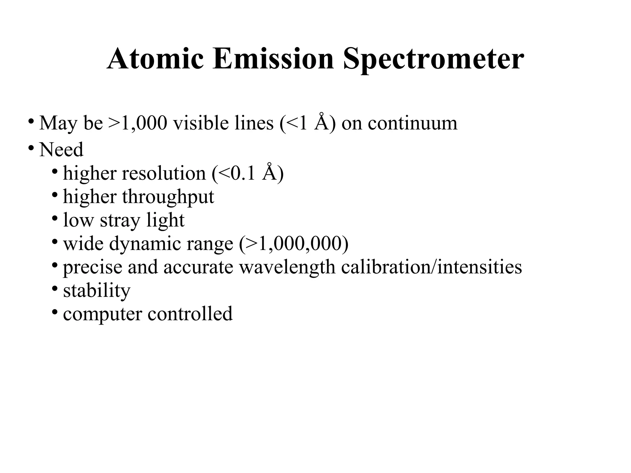 Atomic emission spectroscopy | PPT