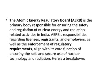 Atomic Energy Regulatory Board & national Commission on Radiation.pptx