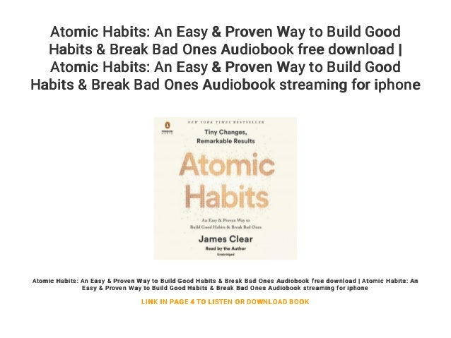 Atomic Habits Audiobook Download, Free Online Audio Books Torrent Search Result