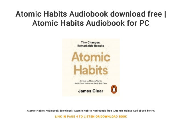 youtube atomic habits audiobook youtube atomic habits audiobook