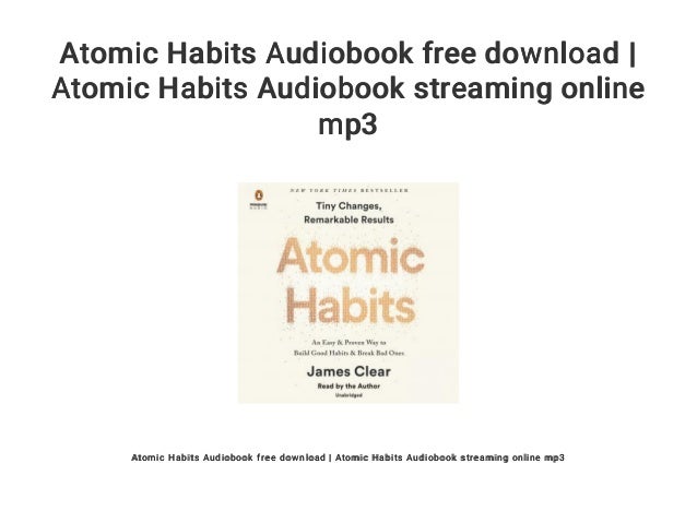 Atomic Habits download the new version Atomic Habits download the new version