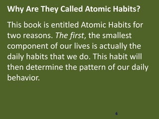 Atomic habits ppt