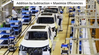 Addition by Subtraction = Maximize Efficiencies
 