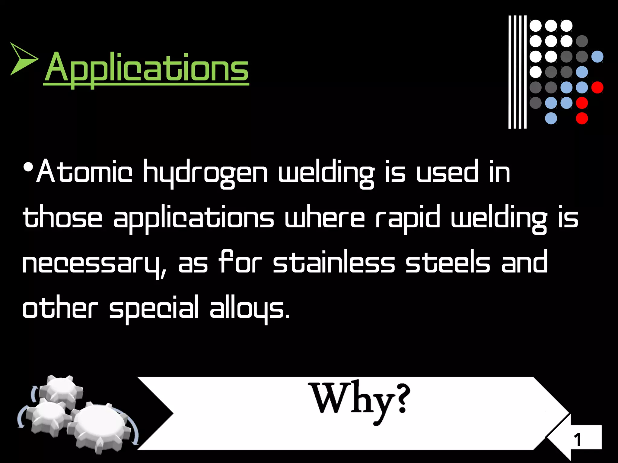 Atomic hydrogen welding | PPT