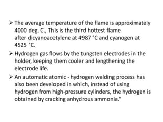 Atomic hydrogen welding (AHW) presentation.pptx