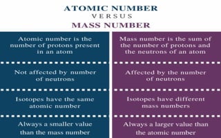 Atomic Number and Mass Number. NUMBE ROF PROTONSpptx | PPTX