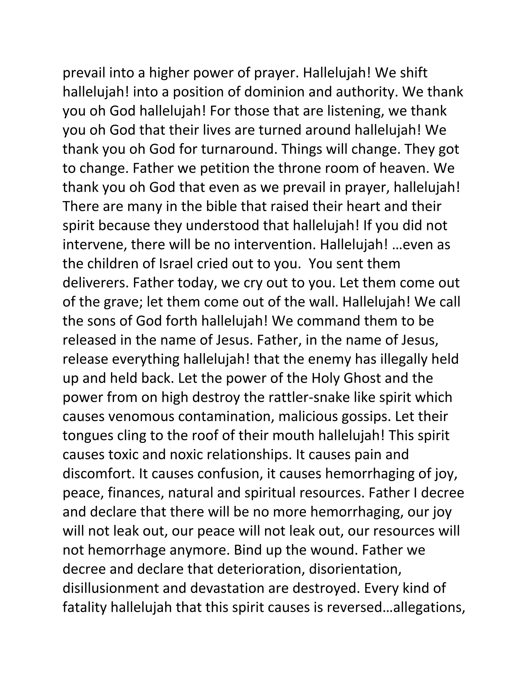 Atomic Prayer By Dr Cindy Trimm Pdf