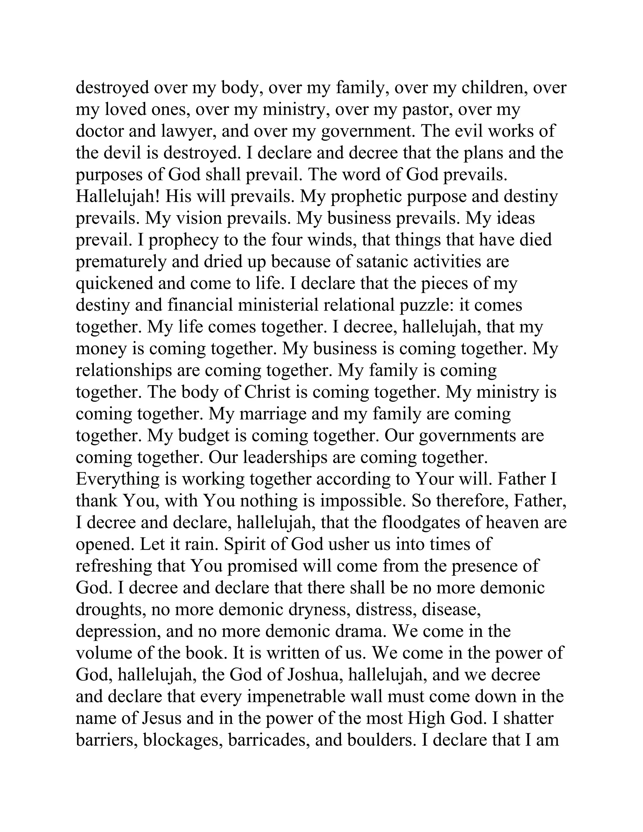 Atomic Prayer By Dr Cindy Trimm Pdf