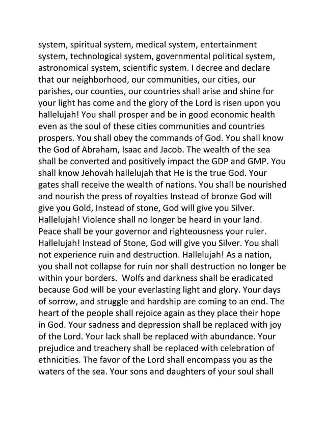 Atomic Prayer By Dr Cindy Trimm Pdf Christianity Religion