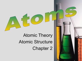 Atomic Theory Atomic Structure Chapter 2 Atoms 