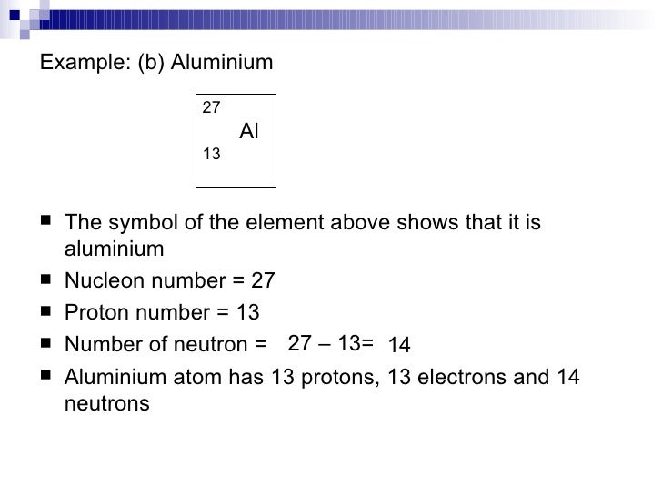 Atomic structure
