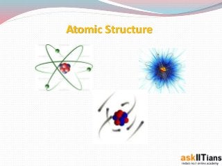 Atomic Structure 
 