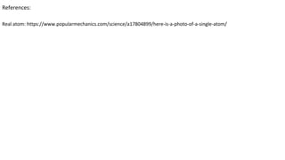 Real atom: https://www.popularmechanics.com/science/a17804899/here-is-a-photo-of-a-single-atom/
References:
 