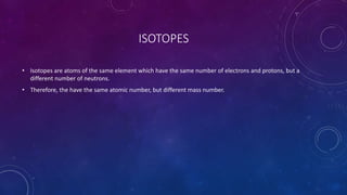 Atomic structure | PPTX