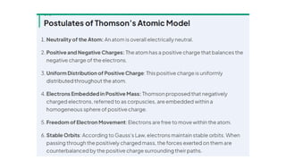 atomic structure bohr model and rutherford model.ppt
