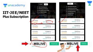 MBLIVE
IIT-JEE/NEET
Plus Subscription
MBLIVE
 