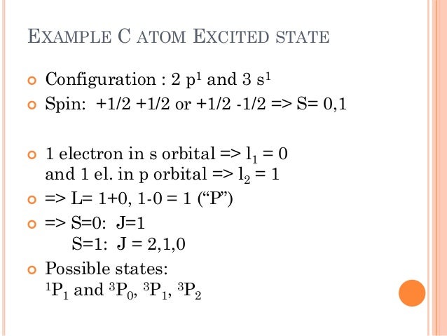 electron ground configuration 02- state part structure 2 Atomic
