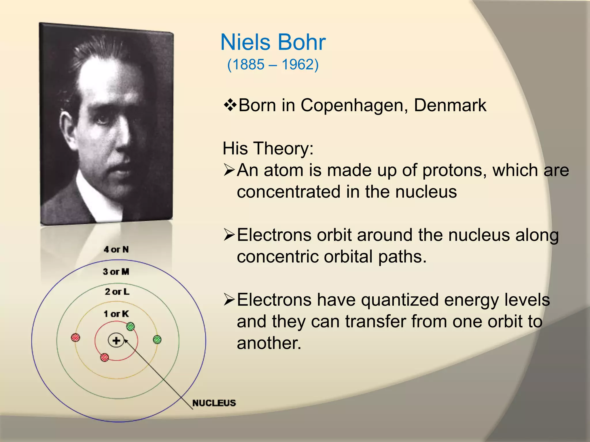 Atomic structure presentation | PPTX