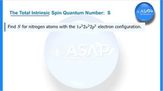 The Total Intrinsic Spin Quantum Number: S