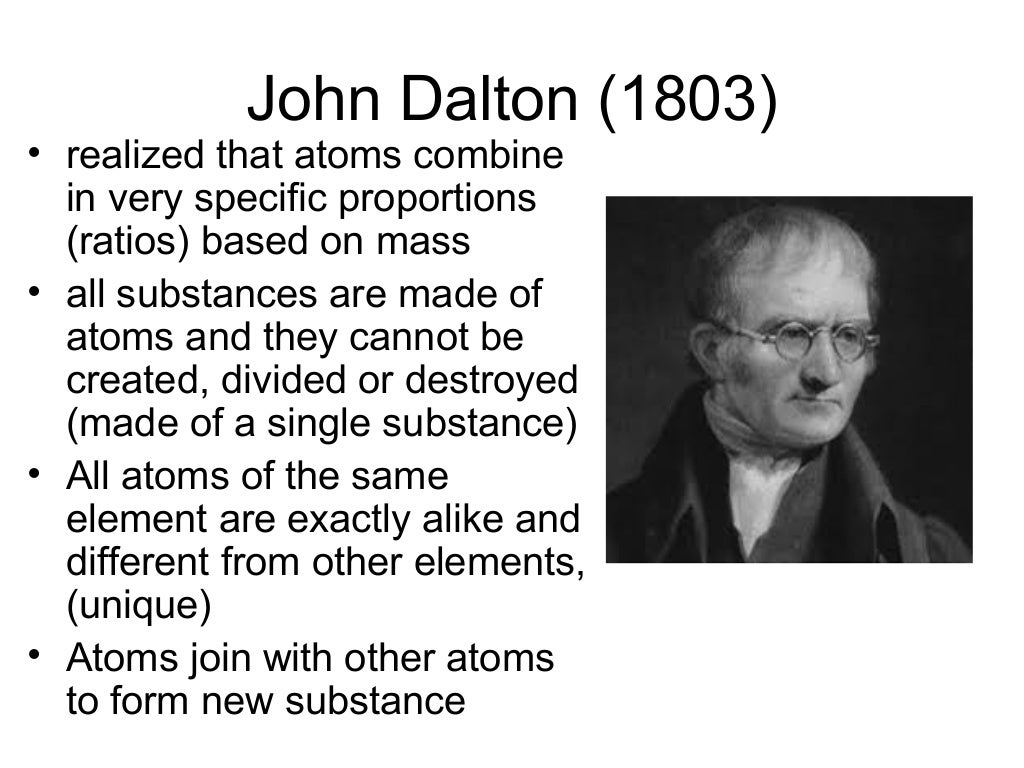 he developed the atomic theory