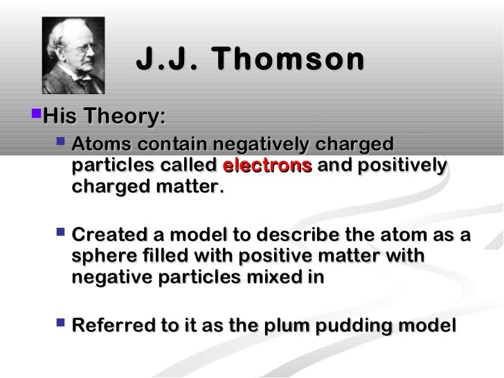 an analysis of the science theory by j j thomson The rutherford gold foil experiment offered the first experimental evidence electrons, was a pivotal scientific discovery revealing the structure of the atoms and deduced its charge and mass properties in 1913 by analyzing the charge it testing this accepted theory, hans geiger and ernest marsden. an analysis of the science theory by j j thomson The rutherford gold foil experiment offered the first experimental evidence electrons, was a pivotal scientific discovery revealing the structure of the atoms and deduced its charge and mass properties in 1913 by analyzing the charge it testing this accepted theory, hans geiger and ernest marsden.