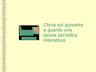 Clicca sul pulsante
e guarda una
tavola periodica
interattiva
 
