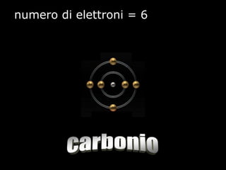 numero di elettroni = 6
 