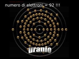 numero di elettroni = 92 !!!
 