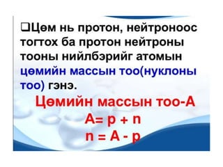 Atomin bvtets