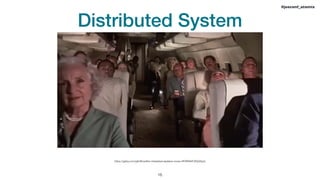Distributed System
!16
https://giphy.com/gifs/ﬁlmeditor-interested-airplane-movie-l4FARHkIFJReGSy2c
#jeeconf_atomix
 