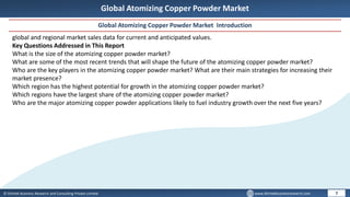 Atomizing copper powder market | PDF
