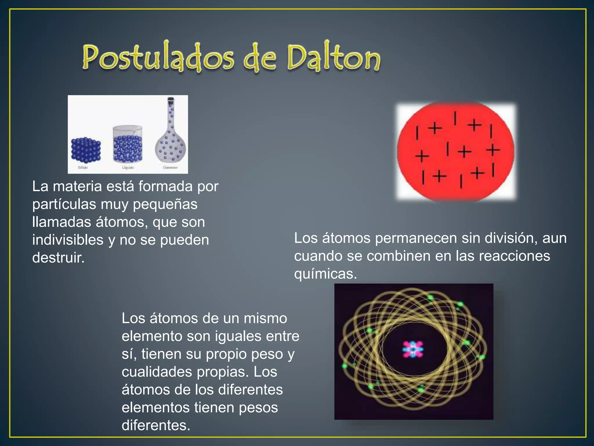 MODELO ATOMICO DE JHON DALTON | PPTX