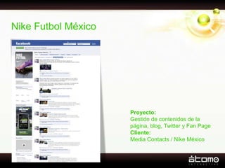 Nike hot sale futbol twitter