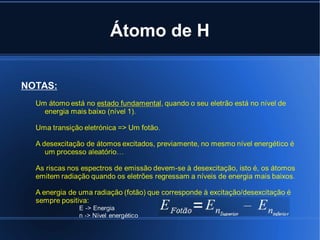Átomo de H