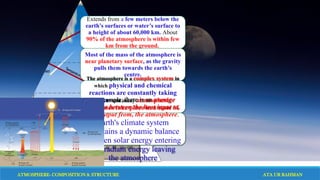 Atomoshpere Composition and strucure presentation | PPTX