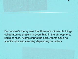 Atom project with sarah | PPT