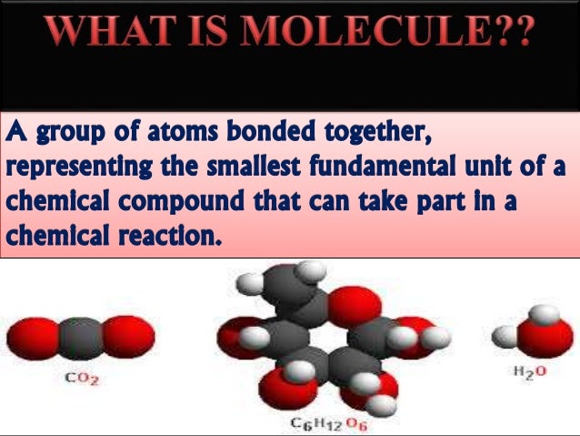 atom vs molecule